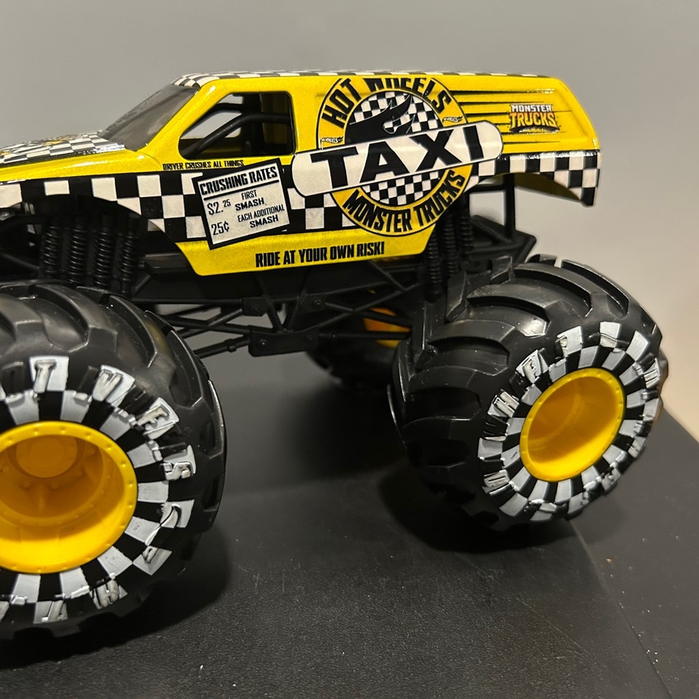 Yellow and Black Racing Monster Truck Toy